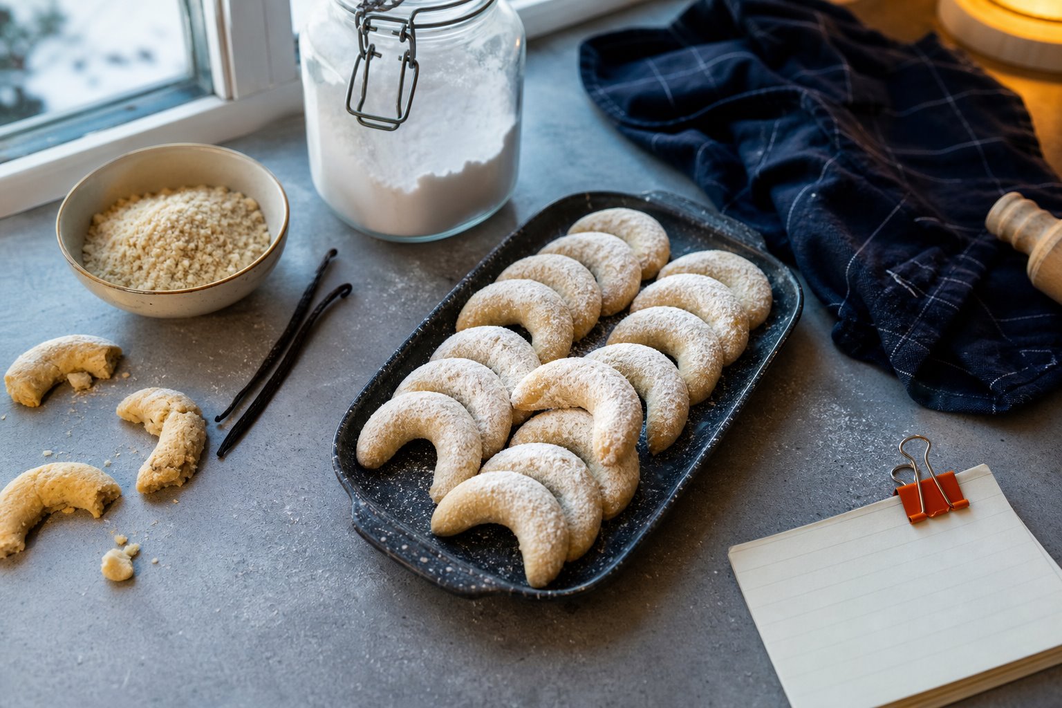 Vanillekipferl, dritter Anlauf